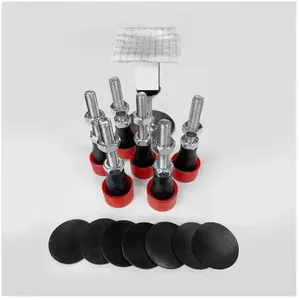 HÜPPE Pieds pour receveur de douche 120 cm, 6 pièces, avec 1 pied co... pas cher