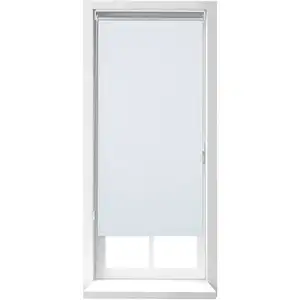 Relaxdays Store Enrouleur sans perçage, à Clipser, chaînette latérale, 70x220 cm, Largeur du Tissu 66 cm, Blanc pas cher