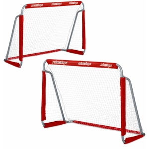 Comparateur de prix : Relaxdays But de football, lot de 2, enfants et adultes, HLP : 110 x 150 x 75 cm, métal, cage stable pour foot, rouge