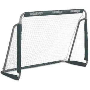 Comparateur de prix : Relaxdays Cage de football, pour enfants et adultes, métal, but stable pour foot, H x L x P : 110 x 150 x 75 cm, grise