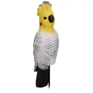 Comparateur de prix : Relaxdays Déco jardin perroquet, HxLxP : 51 x 7 x 8 cm, oiseau décorat...
