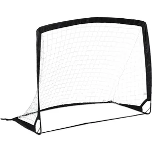 Relaxdays Cage de Football Pop up, Pliable, pour Le Jardin & Le Parc, avec Sac, HxLxP : 100x120x65 cm, NoirVendu paramazon