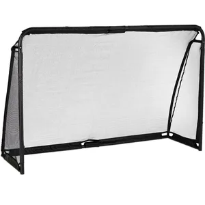 Comparateur de prix : Relaxdays Cage de Foot, pour Enfants et Adultes, Acier Robuste, H x L x P : 120 x 180 x 60 cm, pour Le Jardin, Noire