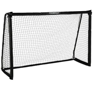 Comparateur de prix : Relaxdays Cage de Foot, pour Enfants et Adultes, Acier et Plastique, HxLxP : 120 x 180 x 60 cm, pour Le Jardin, Noire