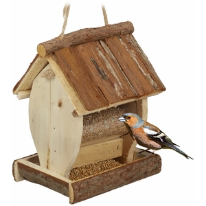 Comparateur de prix : Relaxdays - Mangeoire à oiseaux, abri en bois, cabane à suspendre, nic...