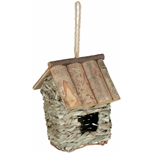 Comparateur de prix : Relaxdays Nichoir pour oiseaux décoratif Maison oiseaux bois Abri oiseaux Cabane suspendue