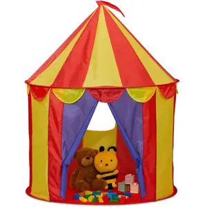 Relaxdays Tente pour enfants prend la forme dun chapiteau pliable H x ...Vendu parcdiscount