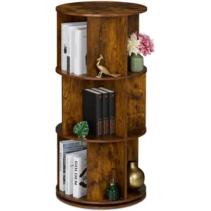 Comparateur de prix : Relaxdays Petite bibliothèque, avec 15 compartiments, style industriel, pour livres et DVD, H x D : 104 x 50 cm, marron