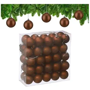Comparateur de prix : Relaxdays Boule de Noël, lot Pratique de 50, Mate, Plastique Robuste, ...