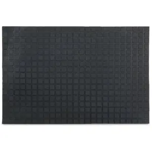 Relaxdays Paillasson 60 x 40 cm sol antidérapant caoutchouc tapis entr... pas cher