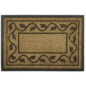 Relaxdays Paillasson fibres de coco rectangle 60 x 90 cm tapis de sol ...Vendu paramazon