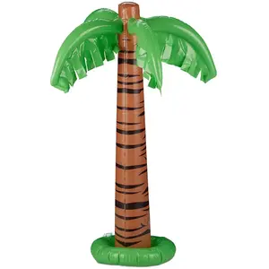 Comparateur de prix : Relaxdays Bouée Gonflable XXL Piscine et Plage, Palmier Tropical géant...