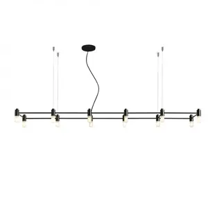 Tooy Lampe À Suspension Quadrante 505.12 (Noir - Verre Et Métal)Vendu parmyareadesign
