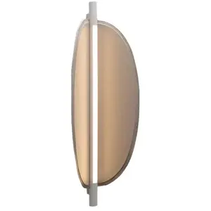 TOOY lampe murale applique THULA 562.41 (Cuir beige et beige - Cuir et...Vendu parmyareadesign
