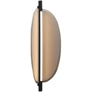 TOOY lampe murale applique THULA 562.41 (Cuir beige et noir sable - Cu...Vendu parmyareadesign