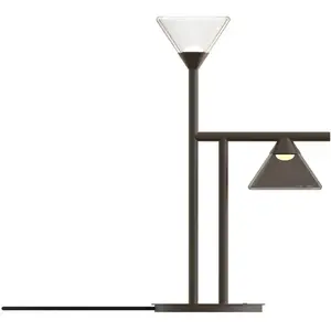 TOOY lampe à suspension LINFA 565.32 (Titane, verre fumé et transparen... pas cher