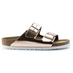 Birkenstock Arizona, Sandales femme, Or (Metallic Copper/Soft Footbed), 35 EU pas cher