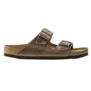 Birkenstock - Arizona FL WB - Sandales taille 45 - Regular, beige/brun pas cher