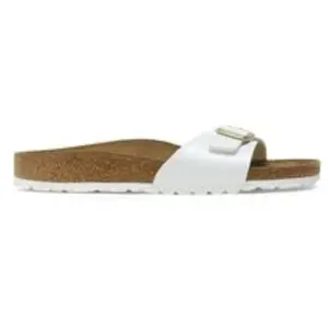 Birkenstock Mules Birkenstock Madrid Flor W Blanc - 35 pas cher