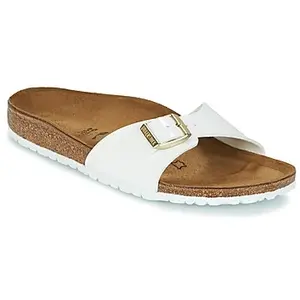 Birkenstock Mules Birkenstock Madrid Flor W Blanc - 36 pas cher
