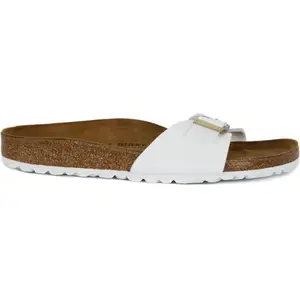 Birkenstock Mules Birkenstock Madrid Flor W Blanc - 40 pas cher