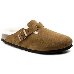 Chaussons Birkenstock Boston Shearling Mink UE 39 pas cher