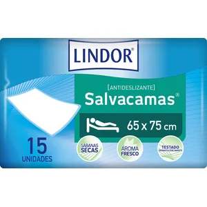 Protecteur pour Incontinence Lindor 60 x 75 cm 15 Unités