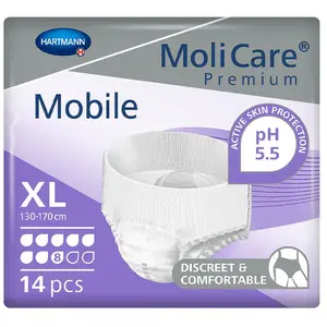 Hartmann MoliCare Premium Mobile 8 gouttes taille - XL - lot de 14 piècesVendu pardocmorris