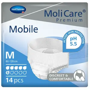 Hartmann MoliCare Premium Mobile 6 Drops Medium | 14 piècesVendu pardocmorris