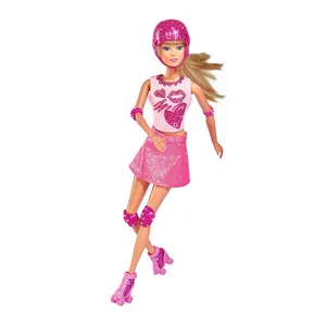 Simba Patins à roulettes - Steffi Love - 105733268 - Glitteré - 2 en 1 - Casque et genouillères incluses pas cher