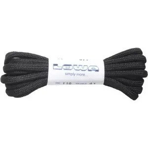 Lowa Lacets chaussures randonnée tige moyenne Lowa Black 160 cm