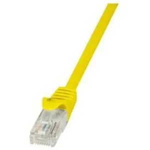 LogiLink CP1017U Câble réseau Cat5e UTP AWG26 0,25 m Jaune pas cher