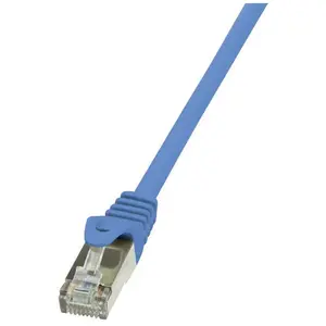 2direct LogiLink CP1066S Câble réseau Cat5e F/UTP AWG26 3 m Bleu pas cher