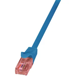 Logilink - CQ3062S - 3 m - Cat6a - s/ftp (s-stp) - RJ-45 - RJ-45 - Bleu pas cher