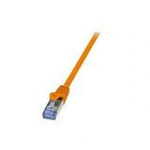LogiLink PrimeLine Câble réseau Cat6A S/FTP AWG26 PIMF LSZH 0,25 m Orange pas cher