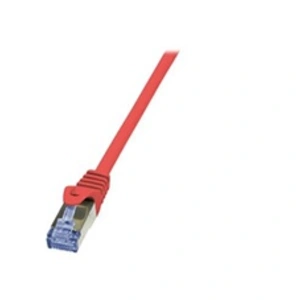 2direct LogiLink PrimeLine Câble réseau Cat6A S/FTP AWG26 PIMF LSZH 7,50 m Rouge pas cher