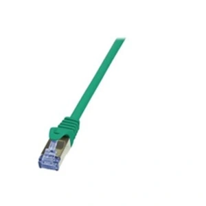 LogiLink PrimeLine Câble réseau Cat6A S/FTP AWG26 PIMF LSZH 0,50 m Vert pas cher