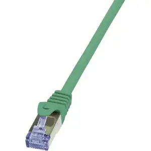 LogiLink PrimeLine Câble réseau Cat6A S/FTP AWG26 PIMF LSZH 1 m Vert pas cher
