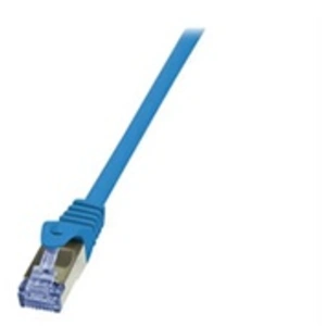 LogiLink PrimeLine Câble réseau Cat6A S/FTP AWG26 PIMF LSZH 0,50 m Bleu pas cher