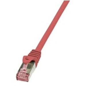 LogiLink PrimeLine Câble réseau Cat6 S/FTP AWG27 PIMF LSZH 0,50 m Rouge pas cher