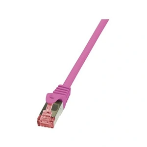 2direct LogiLink PrimeLine Câble réseau Cat6 S/FTP AWG27 PIMF LSZH 3 m Rose pas cher