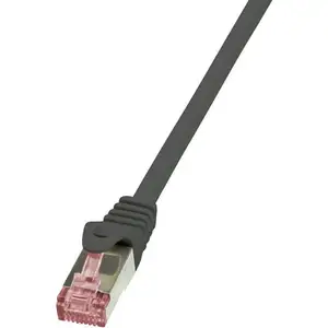 Comparateur de prix : LogiLink PrimeLine Câble réseau Cat6 S/FTP AWG27 PIMF LSZH 10 m Noir