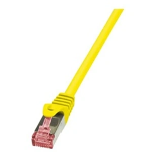 LogiLink PrimeLine Câble réseau Cat6 S/FTP AWG27 PIMF LSZH 7,50 m Jaune pas cher