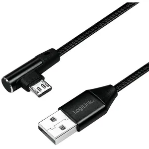 CU0142 - 0,3 m - usb a - Micro-USB b - 2.0 - 480 Mbit/s - Noir - Logilink pas cher
