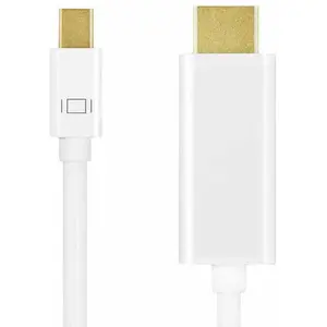 LogiLink Câble Mini DisplayPort - HDMI, 4K, 2,0 m, blanc () pas cher