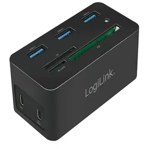 LogiLink Mini station d'accueil USB 3.2 (Gen 1), 10 ports pas cher