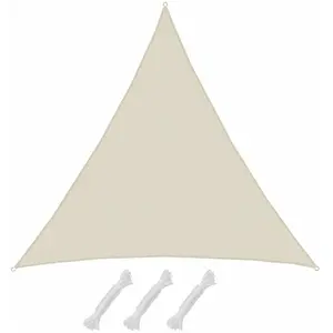 Amanka UPF50+ Voile d'ombrage UV - 7x7x7 m Polyester Triangle Protecti...