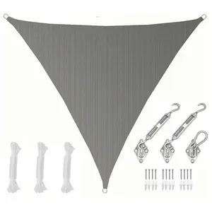 Amanka 5x5x5 Voile d'Ombrage Triangulaire Respirante - Toile de Jardin... pas cher