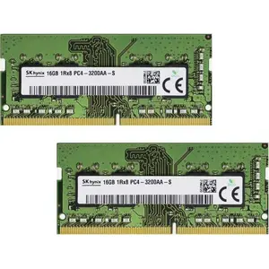 SK Hynix 32Gb 2x 16GB SODIMM DDR4 3200 PC4 1Rx16 HMA82GS6CJR8N-XN Mémo... pas cher