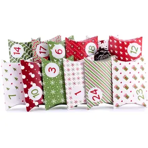 Pajoma Calendrier de l'Avent Oreiller Vert, 1 x 24 boîtes à remplir, A...Vendu paramazon